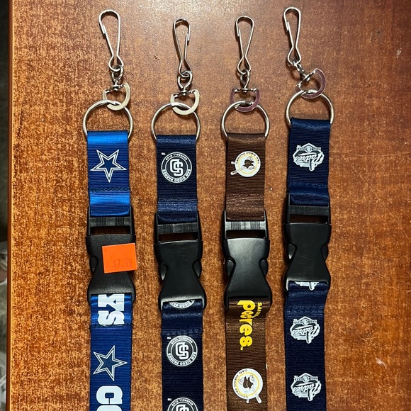 Padres and cowboys key lanyards - Picture 3 of 3